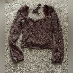 Abercrombie Polka Dot Blouse